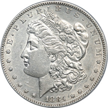 1884-S ANACS AU-50.