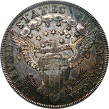 1800 Americai. B-19, BB-192, R-2. VF Details, Improperly Cleaned.