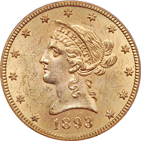 1893-S PCGS MS-62.