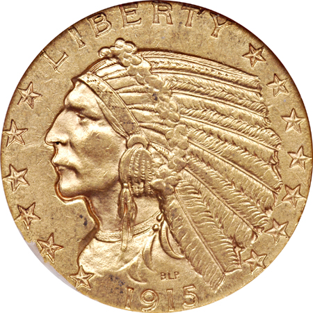 1915 NGC AU-58.