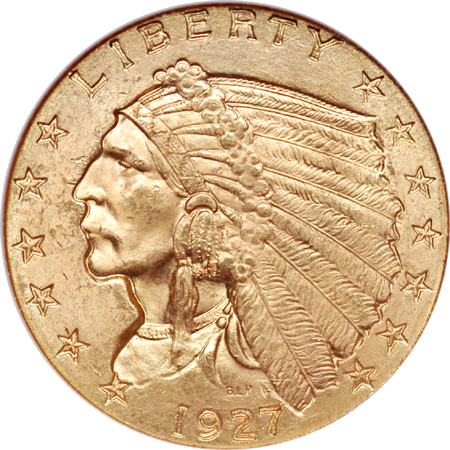 1927 NGC MS-64.