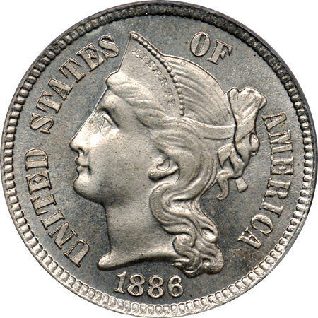 1886 PCGS PF-66.