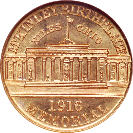 1916 McKinley. NGC MS-66.