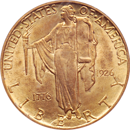 1926 America Sesquicentennial. PCGS MS-64.