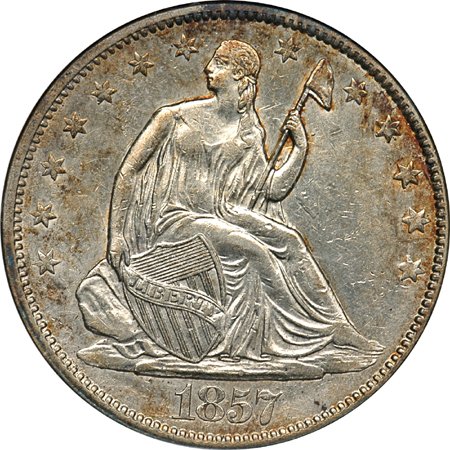 1857 ANACS AU-53.