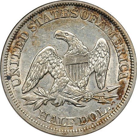 1857 ANACS AU-53.