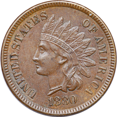 Eight Indian Head Bronze Cents.