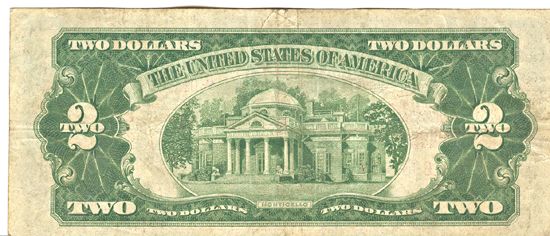 1928-C Star $2.00.  F.