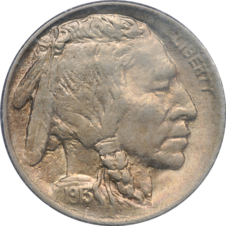 Eight Buffalo Nickels. PCGS.