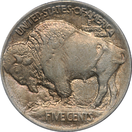 Eight Buffalo Nickels. PCGS.