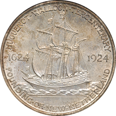 1924 Huguenot. NGC MS-65.