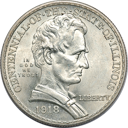 Five Silver Commemorative Half Dollars.