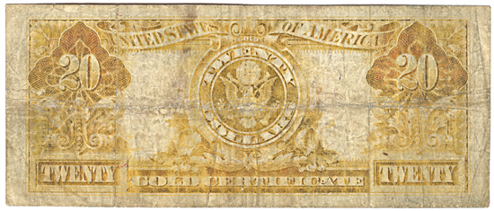 1905 $20.00.  F.