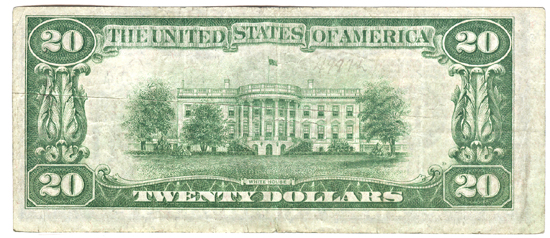 1928-C $20.00 San Francisco.  F.