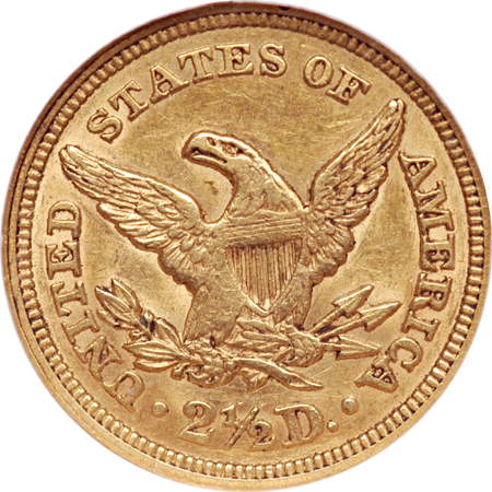 1858 NGC AU-58.