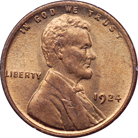 Five Certified Lincoln Wheat Cents. PCGS.