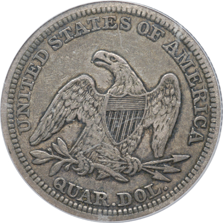 1853 No Arrows. PCGS XF-40.