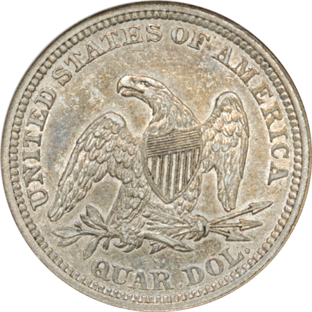 1863 ANACS AU-50.