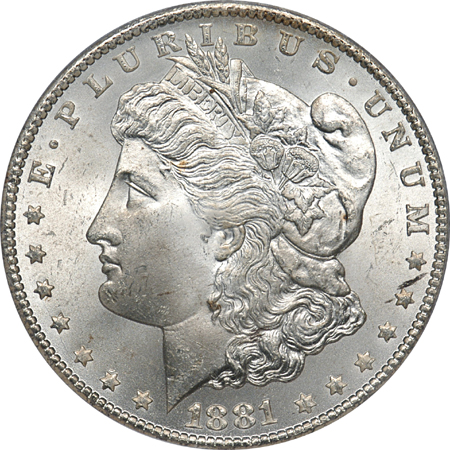 Two 1881-CC PCGS MS-65.