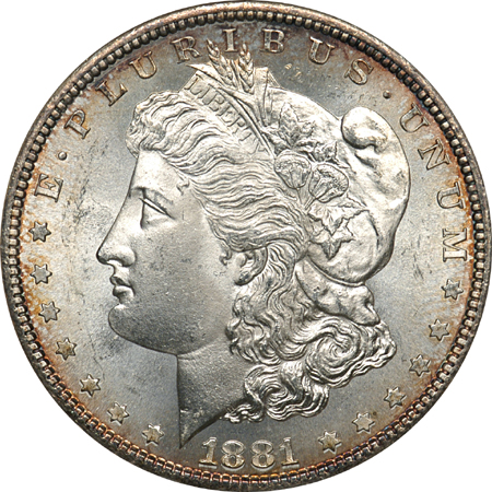 Three 1881-S ANACS MS-65.