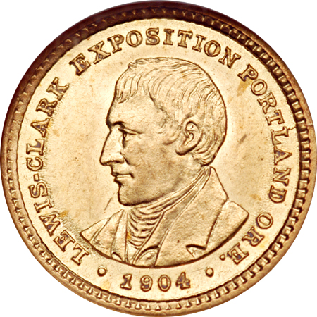 1904 Lewis & Clark. NGC MS-62.