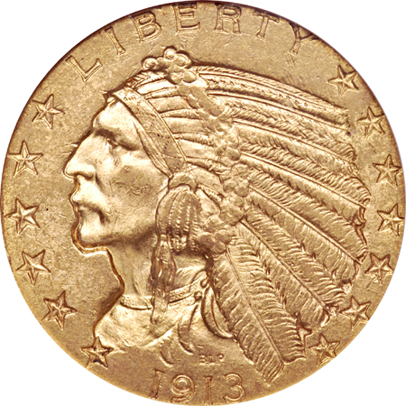 1913 NGC MS-61.