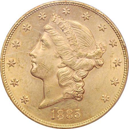 1885-S PCGS MS-62.