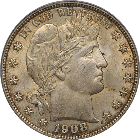 1908 PCGS MS-64.