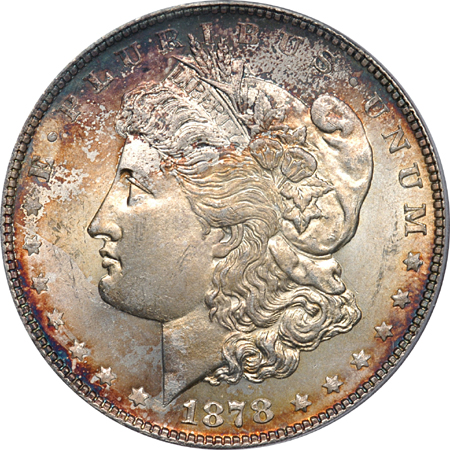 1878 7/8TF. PCGS MS-64 Strong.