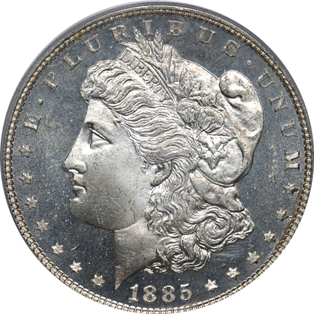 1885 PCGS MS-65 DMPL.