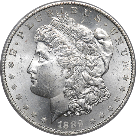 1889-S PCGS MS-64.