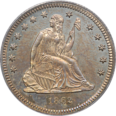 1862 PCGS PF-63.