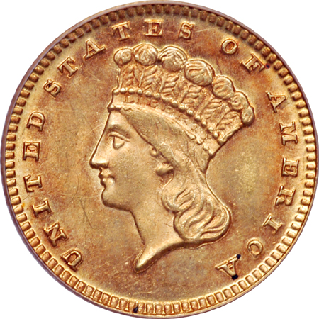 1871 PCGS MS-61.