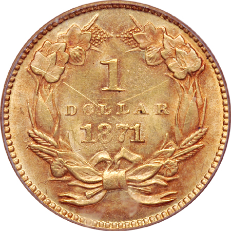 1871 PCGS MS-61.