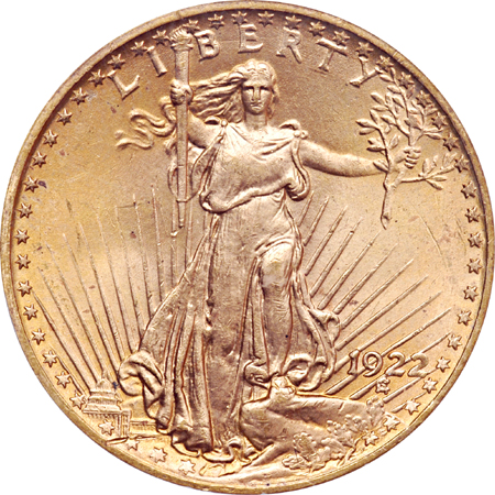 1922 PCGS MS-64.