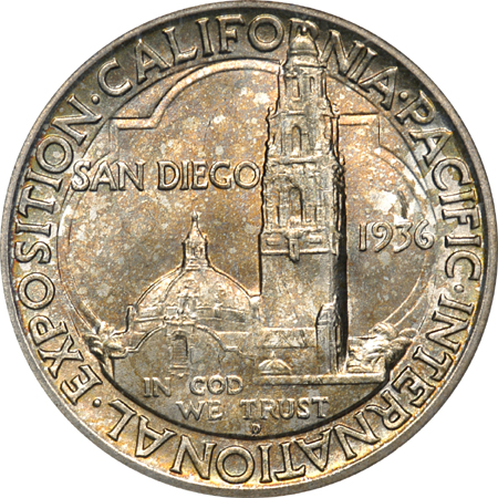 1936-D San Diego. PCGS MS-66.