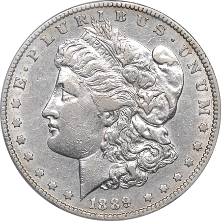 1889-CC PCGS XF-45.