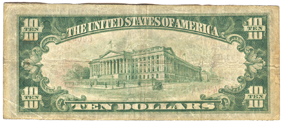 1929 $10.00. Billings, MT Charter# 12407 Ty. 1. F.