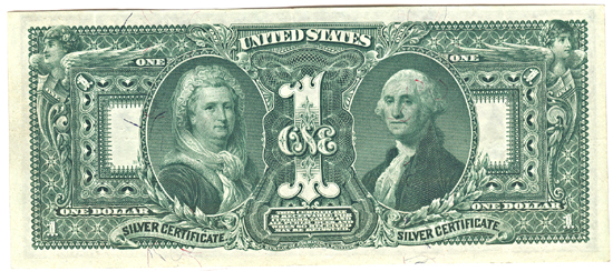 1896 $1.00.  XF.