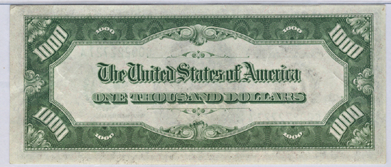 1934 $1,000.00 Chicago.  PMG CHCU-64 EPQ.