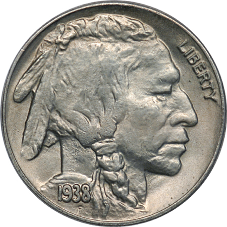 Seven Buffalo Nickels.