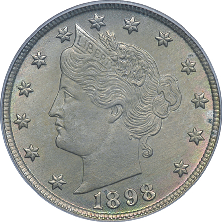 1898 PCGS MS-64.