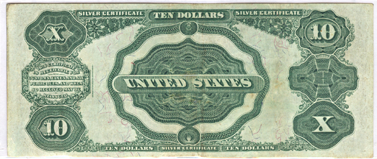 1908 $10.00.  CGA XF-45.