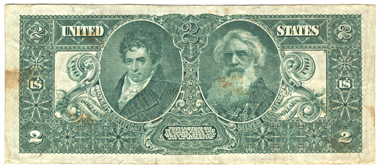 1896 $2.00.  VF.