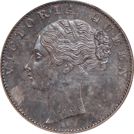 1840 East India Company Rupee NGC PF-64.