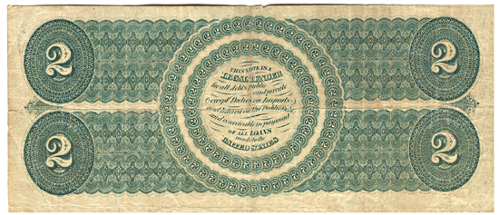 1862 $2.00.  VG.