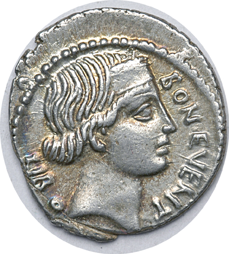 Rome - Republic - Denarius. XF.