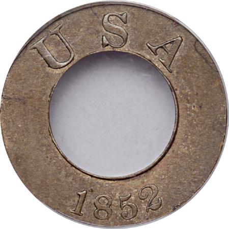 1852 J-140. PCGS PF-64.