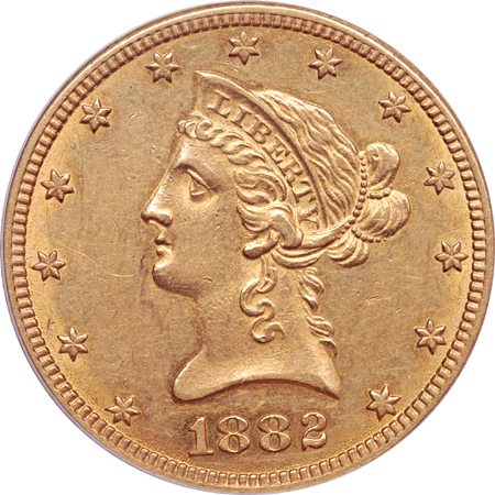 1882-CC PCGS AU-55.