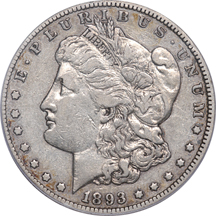 1893-CC PCGS XF-40.